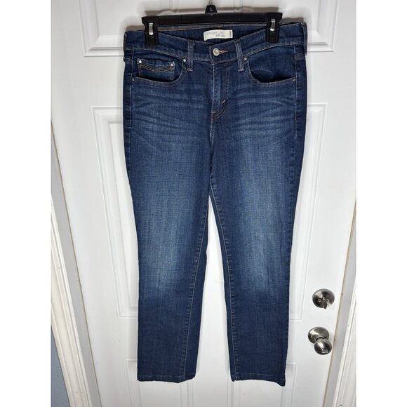 Levis 505 Straight Leg Jeans Womens Size 8M Medium Wash Denim Classic Casual - Picture 1 of 8
